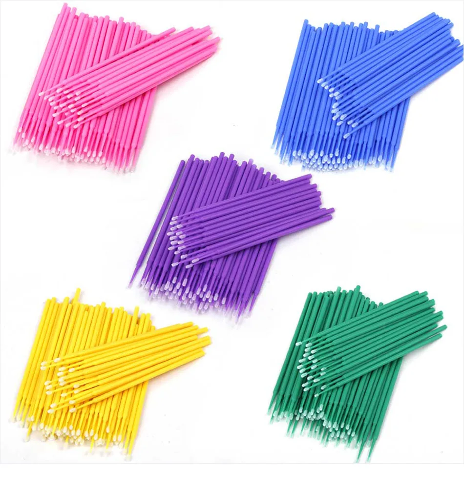 Eyelash Extension Guide - 100Pcs/bag Disposable Eyelash Brush Lash Removing