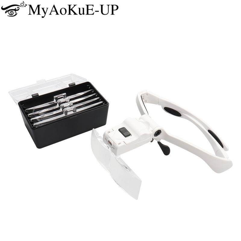 Eyelash Extension Led - 5 Lens Adjustable Magnifier Eyelash Extension