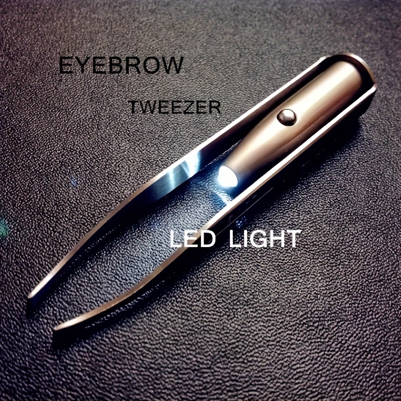 Eyelash Extension Led - 1/2pcs Upgraded LED Light Brow Tweezers