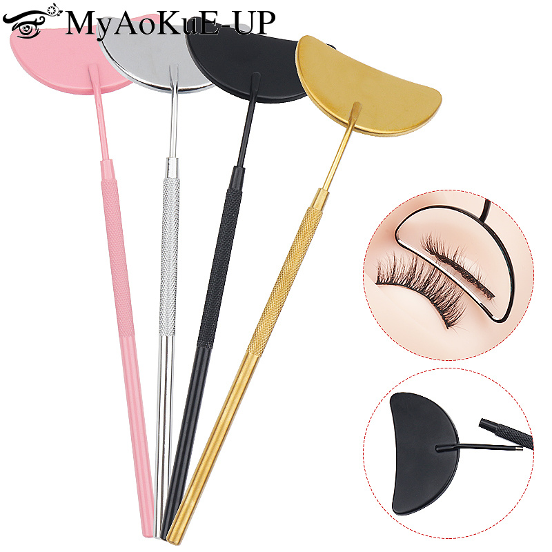 Eyelash Extension Guide - 1pcs Eyelash Extension Mirror Moon Shaped