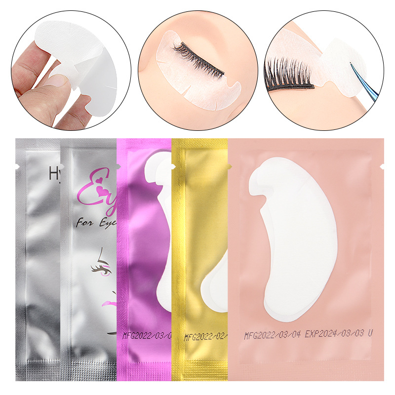 Eyelash Extension Guide - 50pairs Eyelash Extension Eye Pads Grafted
