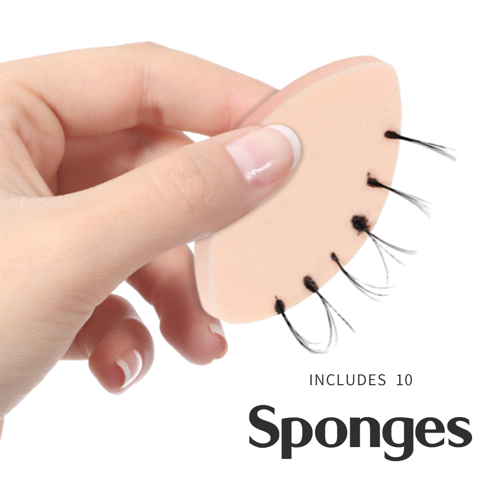 100pcs Soft Sponge False Eyela - Eyelash Extension Guide review and price