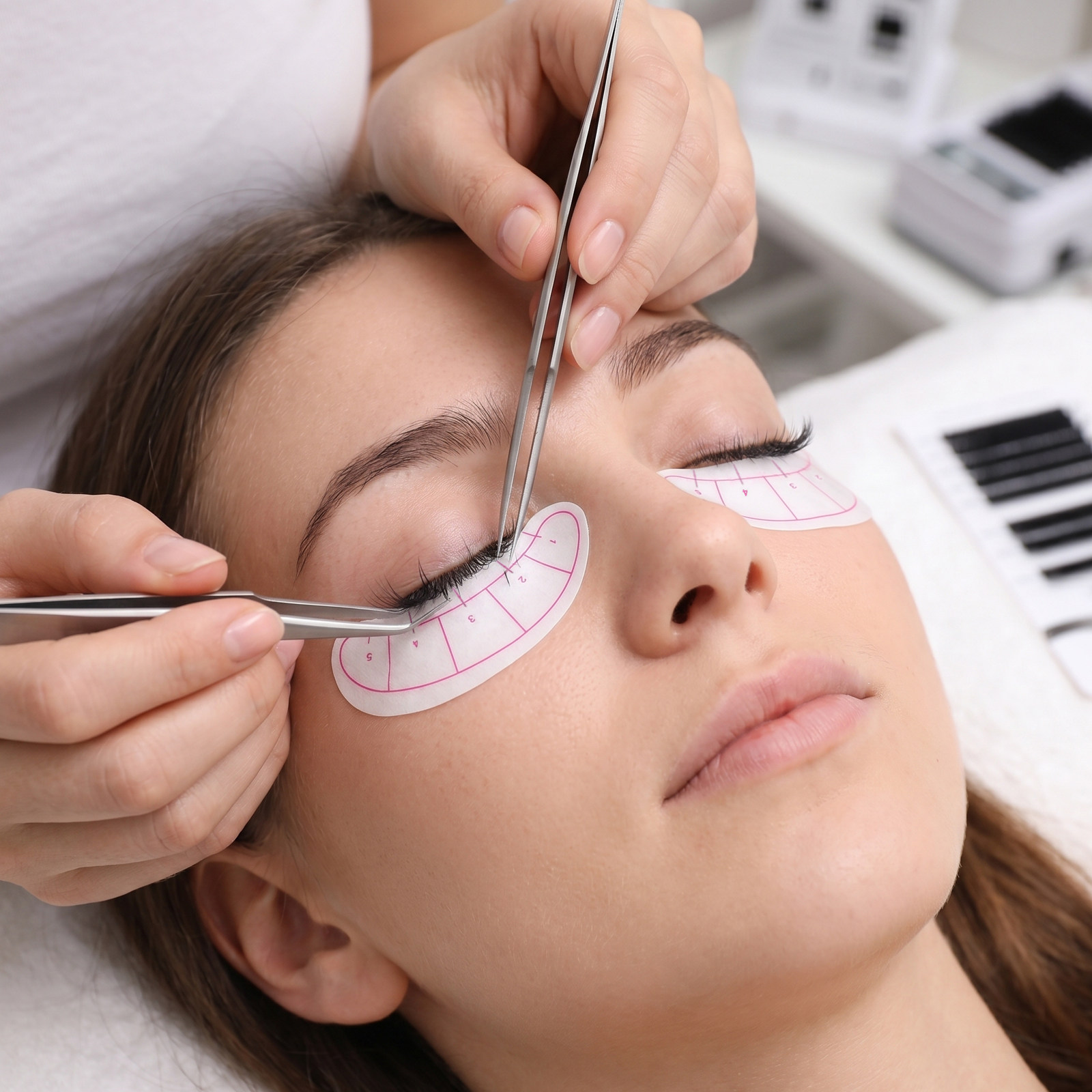 10 Sheets Safe Non Irritating  - Eyelash Extension Eye Irritation review and price