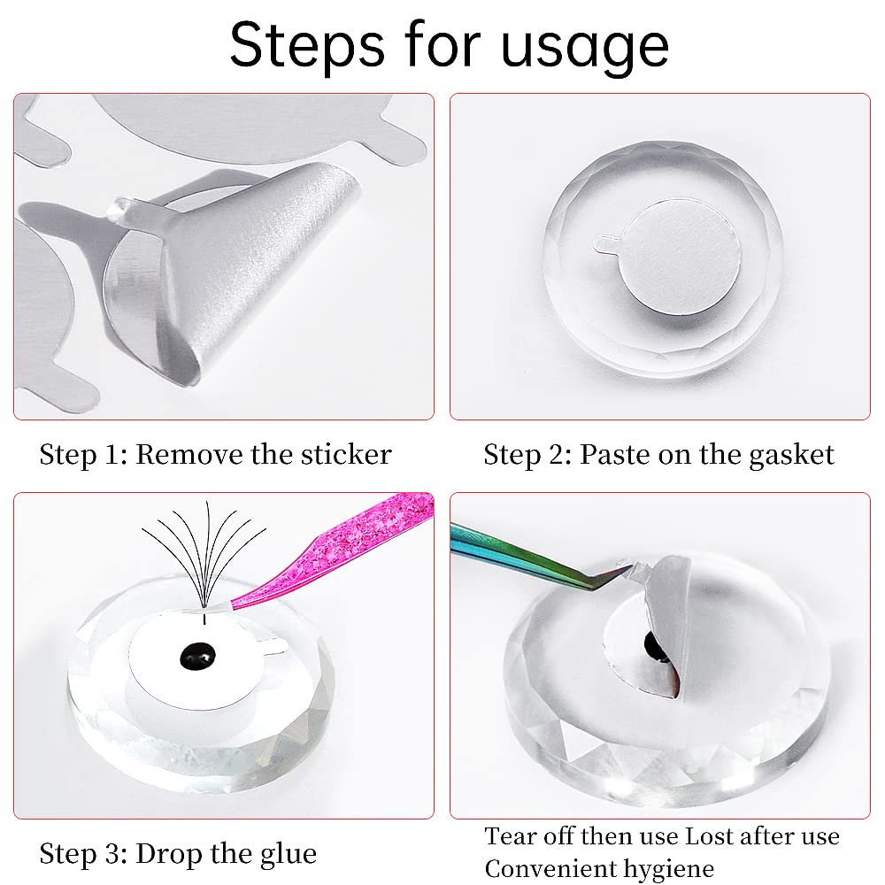 300pcs Foil Sticker Pads(10 Sh - Eyelash Extension Repair review and price