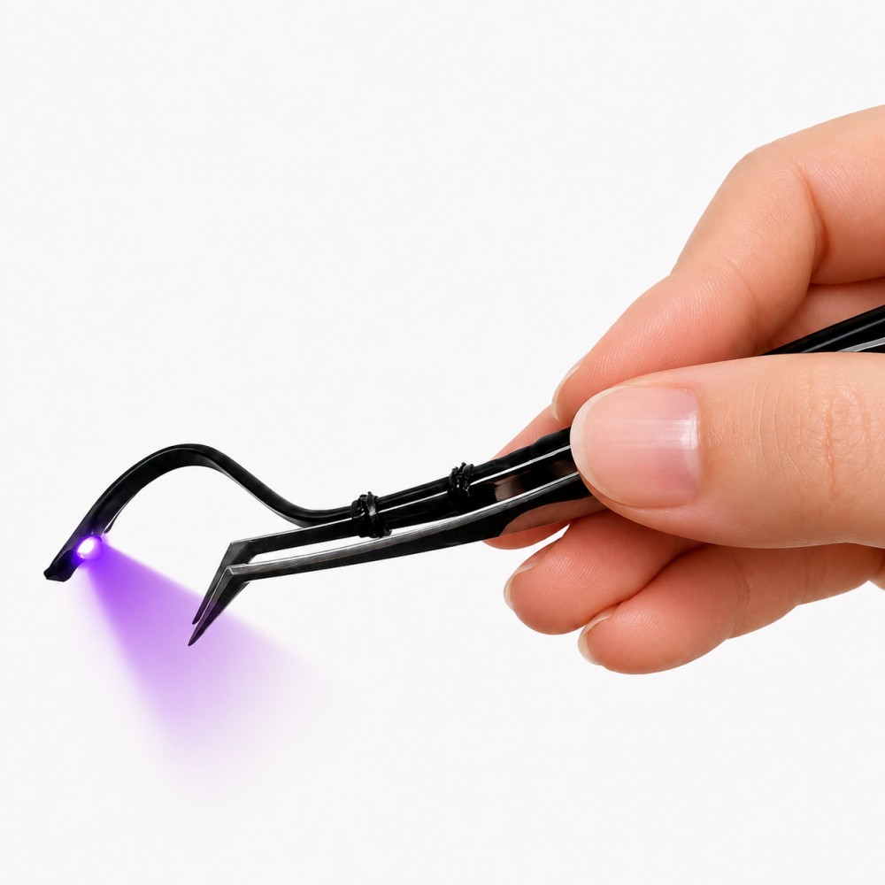 Mini UV LED Tweezer Light  1S  - Eyelash Extension Led review and price
