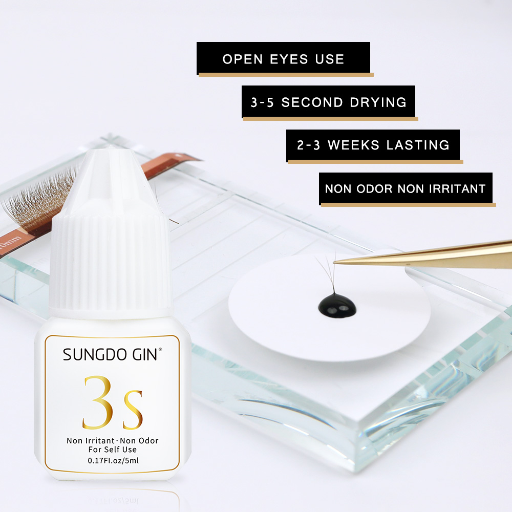 Eyelash Extension Glue 3S Fast - Eyelash Extension Eye Irritation review and price