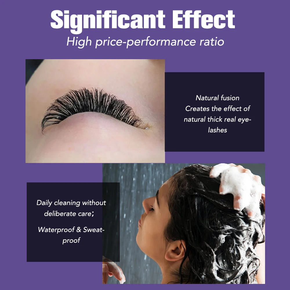 Thin Black Eye Lash Glue 0.5s  - Eyelash Extension Eye Irritation review and price