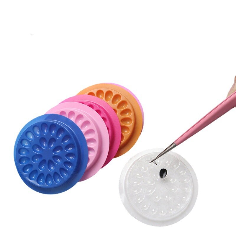 100pcs Eyelash Glue Holder Eye - Eyelash Extension Guide review and price