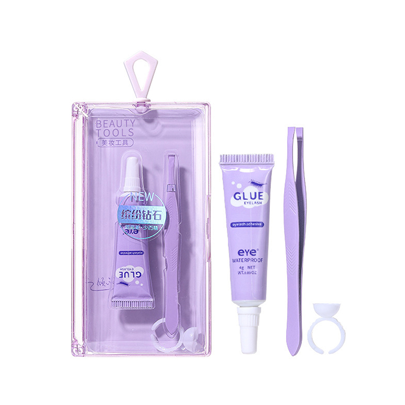Eyelash Glue With Tweezers Set - Eyelash Extension Eye Irritation review and price