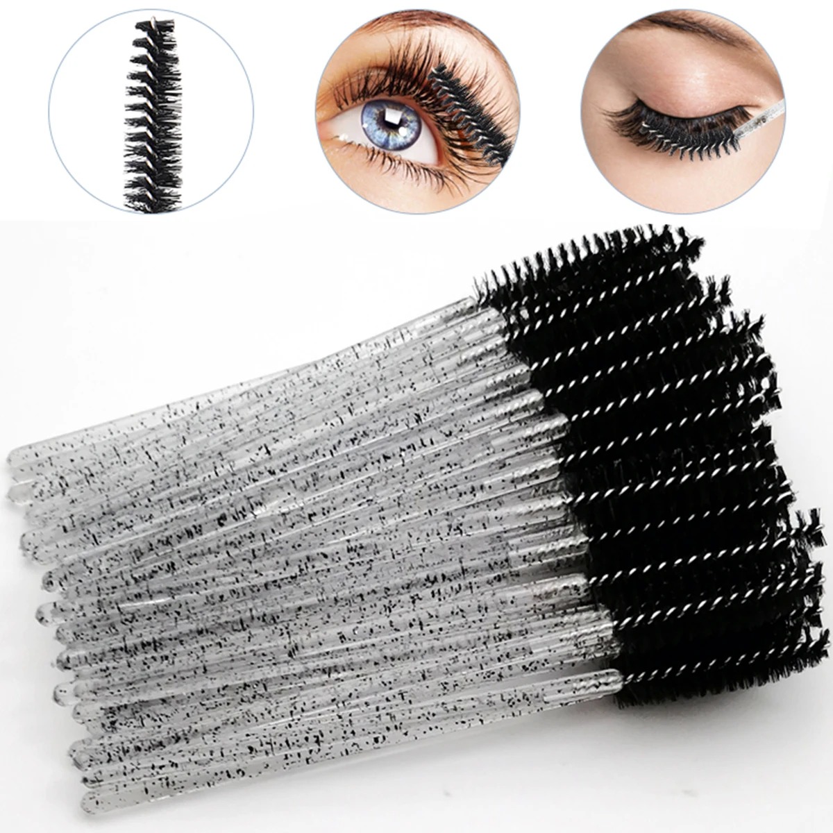 Wholesale 100PCS Mascara Spool - Eyelash Extension Guide review and price