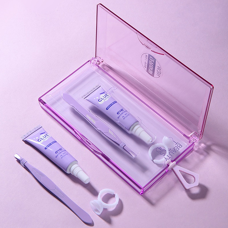 Eyelash Glue With Tweezers Set - Eyelash Extension Eye Irritation review and price